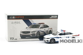 1:64 GEELY China Police, white - T7-05