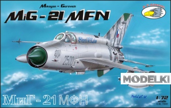 1:72 Сборная модель МиГ-21МФН / Mikoyan-Gurevich MiG-21MFN - 72031-X1