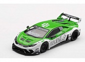 1:64 Lamborghini Huracan LB Works GT Street Customs, white/green 2025 - MGT01226-BL