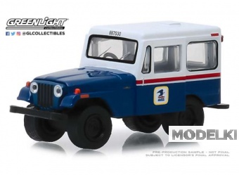 1:64 JEEP DJ-5 United States Postal Service (USPS), blue/white/red 1971 - 29998