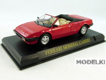 1:43 FERRARI Mondial Cabriolet, Ferrari Collection 38, red - FC038