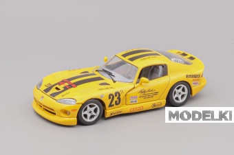 1:18 (Б/У) DODGE Viper GTS #23, yellow - BB391-X1