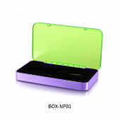 Футляр для хранения кусачек фиолетово-зелёный - BOX-NP01