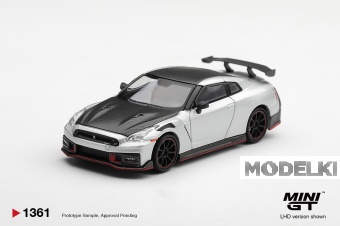 1:64 NISSAN GT-R R35 Nismo (2024), silver metallic - MGT01361-BL