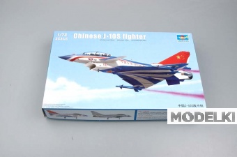1:72 Сборная модель Китайский истребитель Chengdu J-10S Vigorous Dragon - 01644