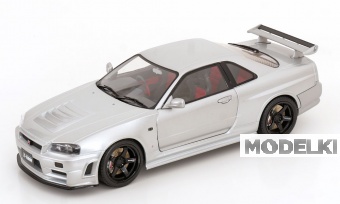 1:18 (Уценка!) NISSAN Skyline GT-R (R34) Z-Tune (1999), silver - S1804312-Z1