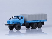 1:43 Уральский грузовик 4320-0911 бортовой с тентом (длиннобазный, база 4555 мм), голубой - 101043