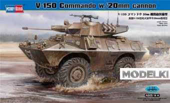 1:35 Сборная модель БТР V-150 Commando w/20mm cannon - 82420