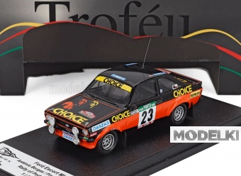 1:43 FORD Escort Mkii №23 Rally Of Portugal (1979) Antonio Borges - Pina De Marais, Black Orange - TRRAL135