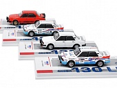 1:64 SKODA 130 LR, набор 4шт - FOXSET64-1
