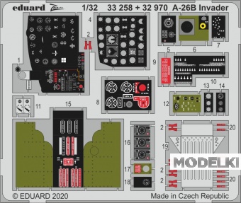 1:32 Набор фототравления для A-26B Invader часть I - BIG33119