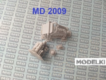 1:43 Двигатель Камский 740 (Ранний ТНВД)+охлаждающая система - MD2009