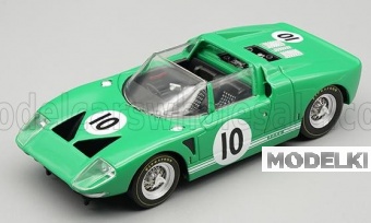 1:43 FORD GT40 ROADSTER X1 №10 1000km Nurburgring Richard Attwood - John Whitmore (1965), green - TM43-69F