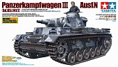 1:35 Сборная модель Танк Pz.Kpfw III Ausf N, c металлическим стволом, фототравлением и одной фигурой - 35290