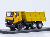 1:43 Минский 6501 самосвал (низкая кабина, без спальника), желтый - SSM1204