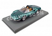 1:18 FERRARI DINO 246 GTS Spider Open Roof (1972) - CON VETRINA - WITH SHOWCASE, green - P18152E-VET