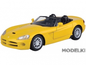 1:18 DODGE Viper SRT-10 Cabriolet (2003), желтый - 73137Y