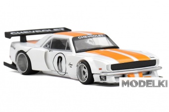 1:64 CHEVROLET Camaro Kaido Works TA V1 (1979), white / orange - KHMG304