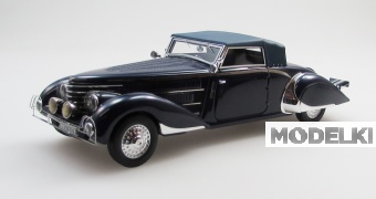 1:43 DELAGE D8-85 cabriolet by Chapron top up (1935), black - EMEU43030F