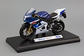 1:18 SUZUKI GSX-R750, blue/white - 12803PW