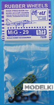 1:72 Колеса резиновые Советский истребитель МиГ-29 - 7229