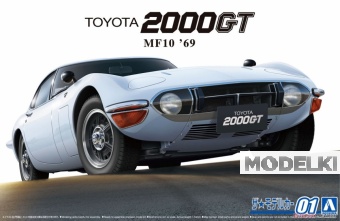 1:24 Сборная модель TOYOTA MF10 2000GT 1969 - 05729
