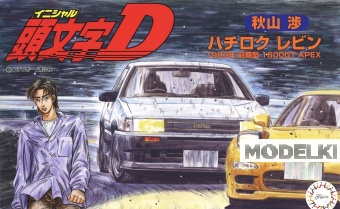 1:24 Сборная модель TOYOTA AE86 Levin Akyama Wataru - 183619