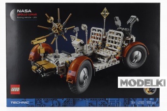 1:8 ROVER Lego Technic - Apollo 17 Lrv Roving Lunar Vehicle (1972), White - 6470666-42182