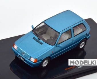 1:43 FIAT Uno (1983), blue metallic - CLC524