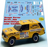 1:43 Набор декалей LAND ROVER Range Rover Camel rally Dakar 1990 - U084