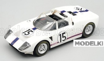 1:43 FORD GT40 ROADSTER X1 Team Ford France №15 24h Le Mans (1965) Maurice Trintignant - Guy Ligier - TM43-69C