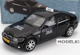 1:38 BMW 3-series 330i Taxi Stoccolma Sweden (2008) , Black - TXBMW330i
