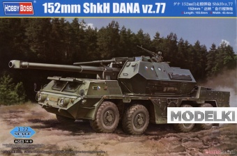 1:72 Сборная модель 152-мм самоходная пушка-гаубица vz.77 «Дана» - 82941