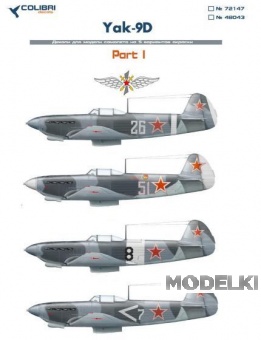 1:72 Декаль Як-9Д - part I - 72147