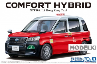 1:24 Сборная модель TOYOTA NTP10R Comfort Hybrid Hong Kong Taxi (2018) - 06223