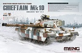 1:35 Сборная модель Британский основной боевой танк Chieftain Mk10 - TS-051