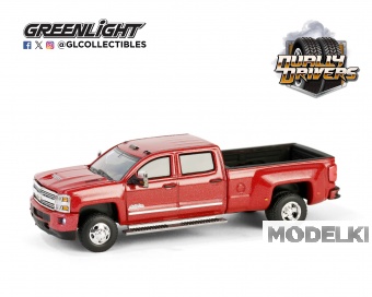1:64 CHEVROLET Silverado HD 3500 High Country пикап (2018) Cajun Red Metallic - 46150D