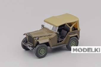 1:43 ГАЗ 67Б, Автолегенды СССР 30, хаки - AL030-X8