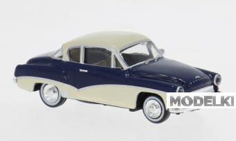 1:87 Wartburg 311 Coupe 1959, dunkelblau/hellbeige - BRE27160