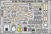 1:32 Фототравление для TF-104G с сидениями C2, сталь - 33204