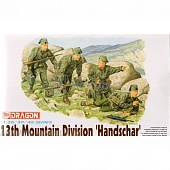 1:35 Сборная модель Солдаты German 13th Mountain Division - 6067