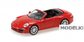 1:87 PORSCHE 911 991 Cabriolet Open (2013), red - 870068030