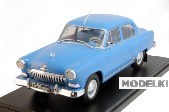 1:24 Горький 21И, Легендарные советские автомобили 1, голубой - LSA001
