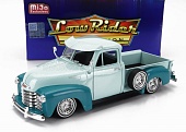 1:24 CHEVROLET 3100 Pick-up Low Rider (1953), 2 Tone Green - WE22087LRW-GRN