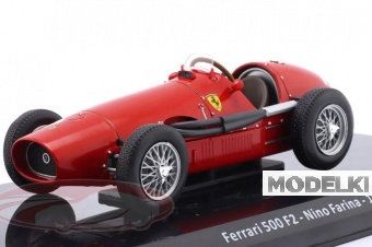 1:24 FERRARI 500F2 Winner German GP (Nürburgring) Formula 1 Giuseppe 'Nino' Farina (1953) - FER2025-76