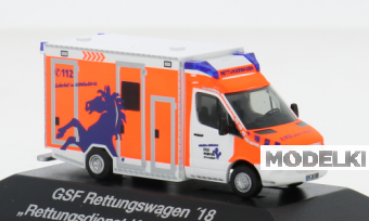 1:87 MERCEDES-BENZ GSF RTW (2018), Rettungdienst Kreis Herford - 76171