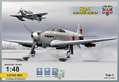 1:48 Сборная модель Самолет Яковлев Як-1 ранний на лыжах - 4802