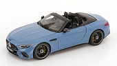 1:18 MERCEDES-BENZ SL63 AMG 4Matic+ with removable Softtop (2021), light blue - 180054