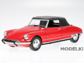 1:24 CITROEN DS 19 Cabriolet с тентом, красный - 22506HR