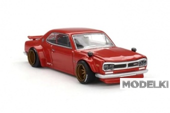1:64 NISSAN Skyline 2000GT-R KPGC10 Kaido Street V1 (1973), red - KHMG175